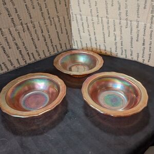Iridescent Decorative Bowls Set